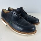 Paraboot chambord derby navy blue leather mens dhoe size Uk 9 F USA 10