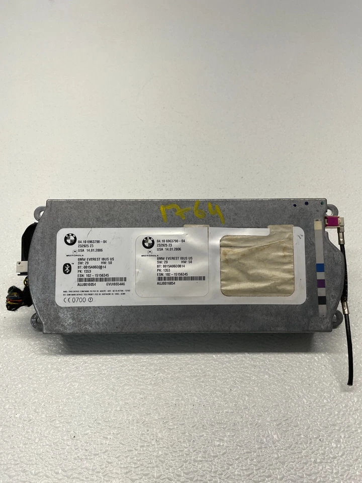 Módulo de control telemático de comunicación Bluetooth BMW X3 2005-2009 - 6963798 OEM Foto 1 de 4