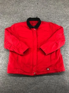 Dickies Vintage RED Coat Men Lined XL - Picture 1 of 7