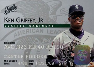 1995 Donruss Studio #5 HOF Ken Griffey Jr. Mariners Mint