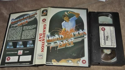 Graduation Day VHS Video Tape Ex Rental Big Box Cert Video Nasty Horror - Image 1 of 4