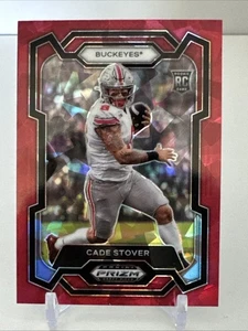 2024 Panini Prizm Draft Picks - Red Ice Prizm #174 Cade Stover (RC) - Picture 1 of 2