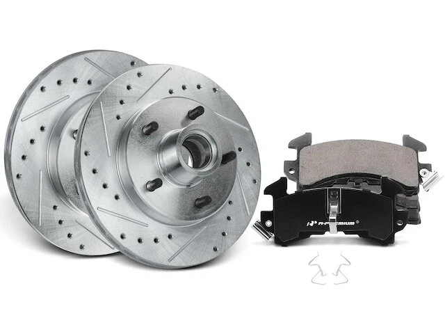 Kit de pastillas de freno y rotor para 1983-1991 GMC S15 Jimmy 1984 1985 1986 1987 CZ359PY Foto 1 de 1