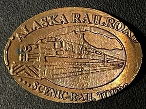 Alaska Railroad Scenic Rail Tours Cu centavo alargado #072590 - Imagen 1 de 2