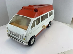 Tonka Pressed Steel Large Ambulance Rescue Van Pressed Steel - Picture 1 of 7