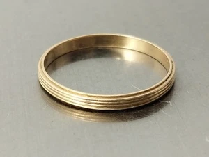 Vintage Bistrol 14k seltener alter Art Deco Gelbgold Ring - Bild 1 von 8