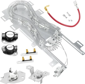 279973 Thermal Cutoff Kit Thermal Fuse Dryer Heating Element & Thermostat Combo - Picture 1 of 11