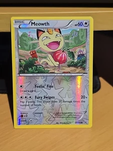 POKEMON MEOWTH 67/108 ROARING SKIES REV HOLO - Picture 1 of 2