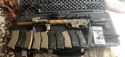 Rifle de entrenamiento EMG X Krytac BARRETT REC7 DI AR15 AEG (paquete de asedio) Foto 1 de 4