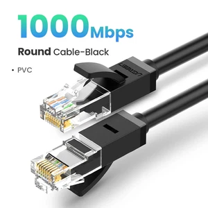 Câble Ethernet UGREEN Cat 6 1000 Mbps Gigabit Réseau LAN Cord RJ45 PS5 Gaming - Photo 1/19