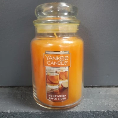 Yankee Candle Honeycrisp Apple Cider  22 oz Large Jar Candle New YCC - Image 1 of 4