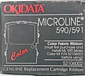 ORIGINAL OKIDATA MICROLINE 590 591 FARBE FBRIC BAND 52106002 NEU VERSIEGELT - Bild 1 von 4