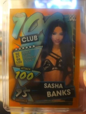 2021 Topps Chrome Slam WWE  - Sasha Banks/Mercedes Mone Orange Refractor #18/25 - Image 1 of 3