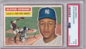 1956 Topps #208 Elston Howard Graded PSA 3 VERY GOOD - Picture 1 of 3