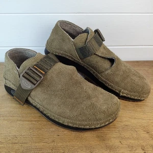 Chaco Paonia Women's Size 7 Brown Textured Suede Shoes Gorpcore Easy On Casual  - Picture 1 of 16