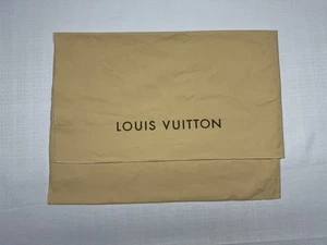 Authentic Louis Vuitton Envelope Previous Style Dust Bag 18.25” x 13.25” 2 Bags - Picture 1 of 9