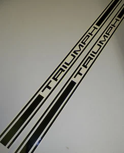 New 1966-1981 TRIUMPH Triple Lower Rocker Side Body Stripe Kit Spitfire TR6 TR7 - Bild 1 von 7