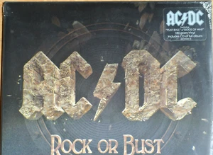 AC/DC Rock Or Bust 2-LP + CD Set 180g Vinyl Lenticular Gatefold Sealed - Picture 1 of 3