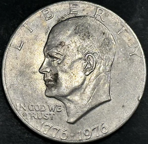 1976-P EISENHOWER $1 DOLLAR DETAILED COIN WITH LUSTER - Picture 1 of 2