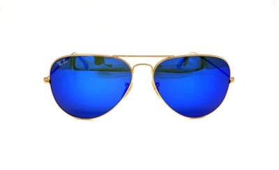 Gafas de sol RAY BAN aviador doradas Arista espejadas azules RB3025 112/17 58 mm nuevas Foto 1 de 4