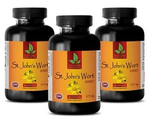 St. John’s Wort Herb - ST. JOHN'S WORT EXTRACT - Boost The Immune System - 3 Bot - Picture 1 of 10