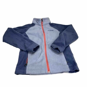 Columbia Zip Long Sleeve Fleece Jacket Youth Girls Kids Medium (10/12) EUC - Picture 1 of 9