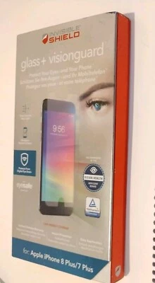 Zagg InvisibleShield Screen Protector for iPhone 8Plus 7Plus Glass+ Visionguard - Image 1 of 4