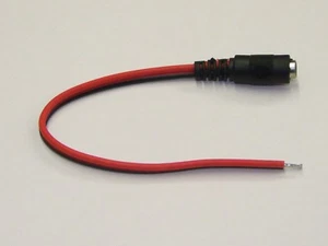 Confezione 100 Presa di Alimentazione 8" per 2.1MM con Estremità Stagnata Strippata per Telecamere di Sicurezza - Foto 1 di 4