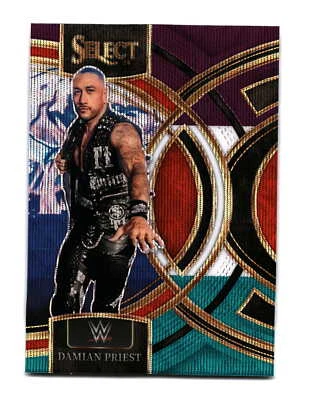 2024 Panini Select WWE Tri-Color Prizms Damian Priest 107 - Image 1 of 2