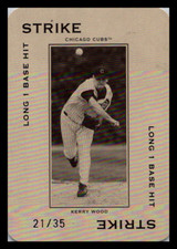2005 Throwback Threads Polo Grounds 35 STRIKE Long 1 Kerry Wood /35 #PG-12