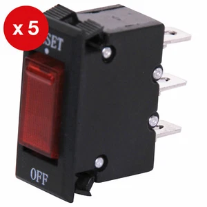 5 PACK - 15A 250V Switch Circuit Breaker - Picture 1 of 2