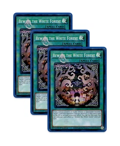 Yugioh! Beware the White Forest INFO-EN059 (SR) 1st Ed 3x “White Forest Deck” - Picture 1 of 1
