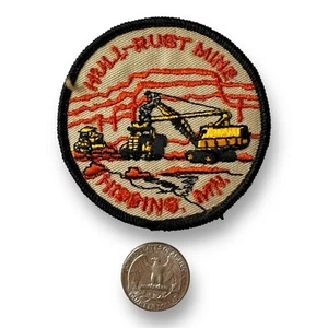 Vintage Hull Rust Mine Hibbing MN Embroidered Iron On Patch - Picture 1 of 1