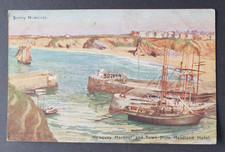 W&H Smith Ltd Postcard - Newquay Harbour & Town from Headland Hotel - 1908 #b