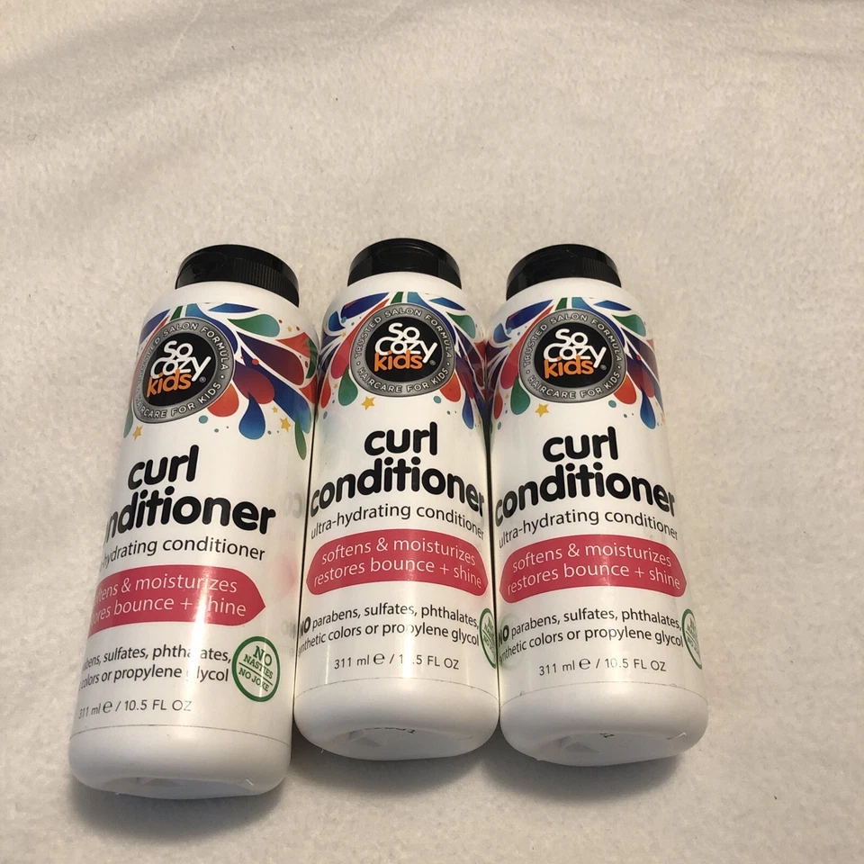 Lote de 3 - Acondicionador de rizos SO COZY para niños ultrahidratante - 3/10,5 OZ cada uno Foto 1 de 4