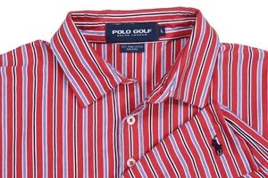 NEU POLO GOLF RALPH LAUREN VINTAGE Y2K LARGE RELAXED MERCERIZED PIMA RED SHIRT - Bild 1 von 11