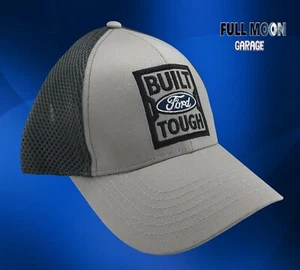New Ford Built Tough Gray Men's Adjustable Cap Hat - Picture 1 of 4