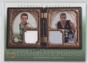 2007 Upper Deck Artifacts Conference Pairings Green Delonte West Rudy Gay #CP-GW