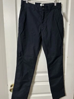 Pantalones de pierna recta elásticos ajustados azules 29x30 H&M nuevos con etiquetas para mujer nuevos Foto 1 de 4