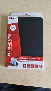 Black Trust Ultrathin Folio Stand Case for iPad Mini Mini Retina and Mini 3 NEW! - Picture 1 of 2