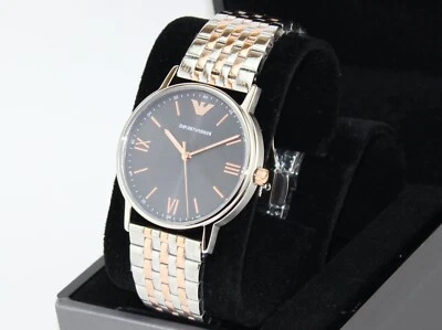 RELOJ AR11121 NUEVO AUTÉNTICO EMPORIO ARMANI KAPPA ORO ROSA PLATA GRIS PARA HOMBRE Foto 1 de 4