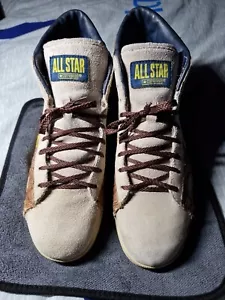 Converse - Pro Leather High Tops - braunes Leder + beige Wildleder - Größe UK 8 - Bild 1 von 17