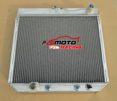 Radiador de aluminio de 3 filas para 69-73 Ford Mercury Comet Cougar Maverick Mustang AT Foto 1 de 4