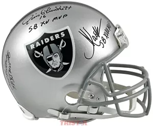 Casco Raiders SB MVP firmato ProLine FS - Biletnikoff, Plunkett, Allen TRISTAR - Foto 1 di 4