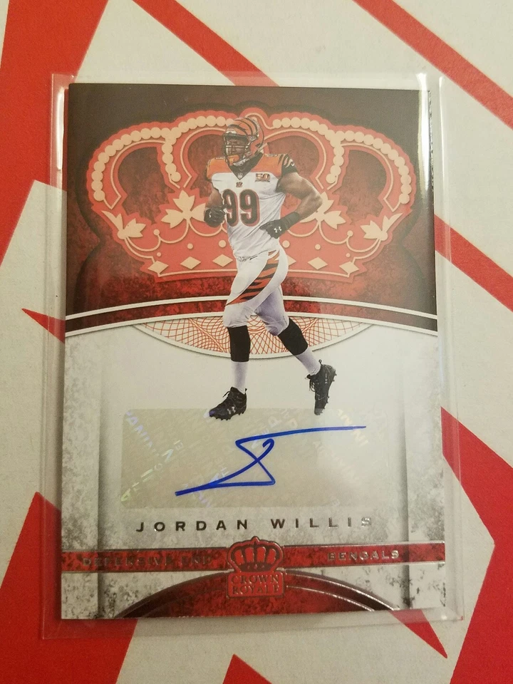 2017 Crown Royale Platinum Rookie Autographs #33 Jordan Willis - Image 1 of 1