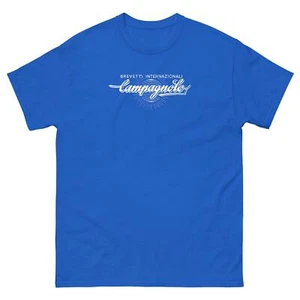 Campagnolo Cycling Script Graphic Logo T-Shirt - Picture 1 of 4
