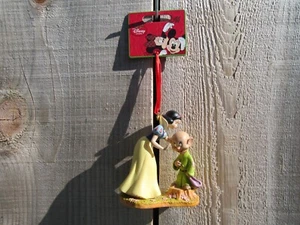 Brand New Disney Store Sketchbook Snow White & Dopey Christmas Ornament - Picture 1 of 8