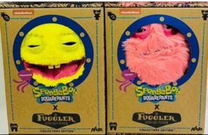 Fuggler Spongebob AND Patrick Set Funny Ugly Monster Soft Toy Plush - Picture 1 of 5