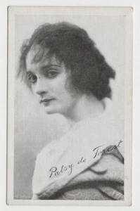 Patsy de Forest circa 1917-1921 Kromo Gravure Trading Card - Silent Film Star - Picture 1 of 2