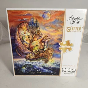 Josephine Wall Glitter Puzzle 1000 Pcs Voyage To The Murrlis Sea Complete Poster - Picture 1 of 4